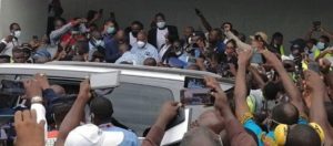 Gbagbo Arrivee QG