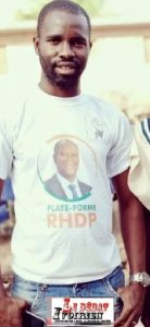 Mahmoud Sanogo, membre de la cellule de communication de la plateforme d'associations de soutien au RHDP dénommée «NOTRE DESTIN» dont le siège est à Abidjan-Yopougon LEDEBATIVOIRIEN.NET