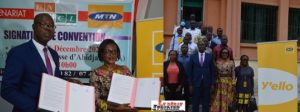 Abidjan-convention de partenariat entre l’UNJCI et MTN signée: ce que gagnent les journalistes ivoiriens ledebativoirien.net