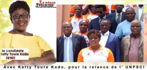 Côte d’Ivoire-après la FIF, les journalistes s’y mettent: Katty Touré Kodo candidate pour le contrôle de l’Union Nationale de la Presse sportive  ledebativoirien.net