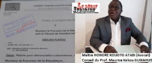 Côte d’Ivoire-PDCI-RDA: Maurice Kacou Guikahué toujours dressé face aux adversaires de Bédié avec l'avocat atabi? ledebativoirien.net