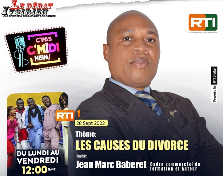 Côte d’Ivoire : en exclusivité les codes du couple avec le Consultant matrimonial Jean Marc Baberet sur RTI1 ledebativoirien.net