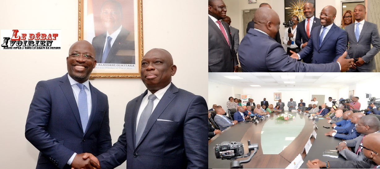 Abidjan-retour des exilés-Kouadio Konan Bertin parle avec Blé Goudé de la main tendue du Président Ouattara ledebativoirien.net