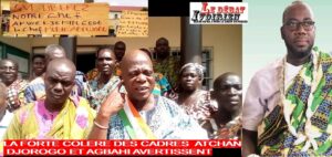 Abidjan-immixtion de l'administration dans la gestion des villages Atchan-la forte colère des cadres-Djorogo et Agbahi avertissent: «Monsieur le ministre libérez sans délai Mobio Aboussou Guy Georges » ledebativoirien.net