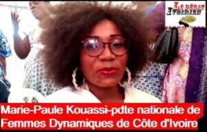 Côte d’Ivoire pour l’autonomisation: Marie-Paule Kouassi (présidente nationale) appelle à l’union des Femmes Dynamiques ledebativoirien.net