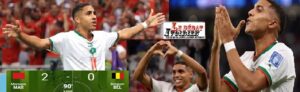 Mondial Qatar 2022: Le Maroc fait tomber Hazard et la Belgique ledebativoirien.net