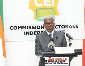 le 1er Secrétaire Permanent Adjoint Porte-parole la Commission centrale de la CEI monsieur Emile Ebrottié annonce de sanctionsLEDEBATIVOIRIEN.NET