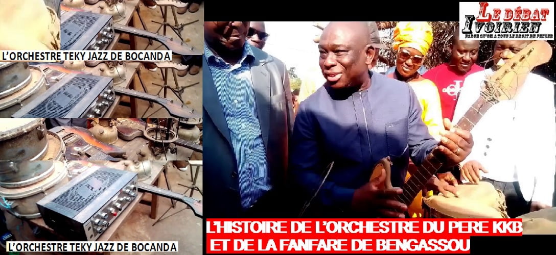 Exclusif-Côte d’Ivoire: découvrez l’histoire qui lie le ministre KKB à Lakota avec l’orchestre Teky Jazz du ‘‘Père ’’ Ledebativoirien.net