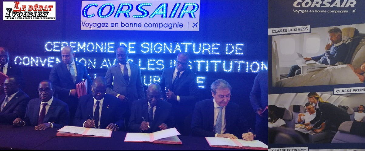 Abidjan: Corsair signe un partenariat de prestige avec des institutions  ivoiriennes ledebativoirien.net