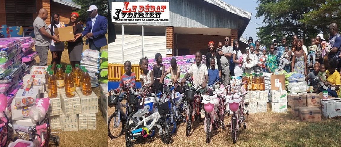 Action sociale à Man: Momo Bamba soulage les enfants de la pouponnière protestante ledebativoirien.net