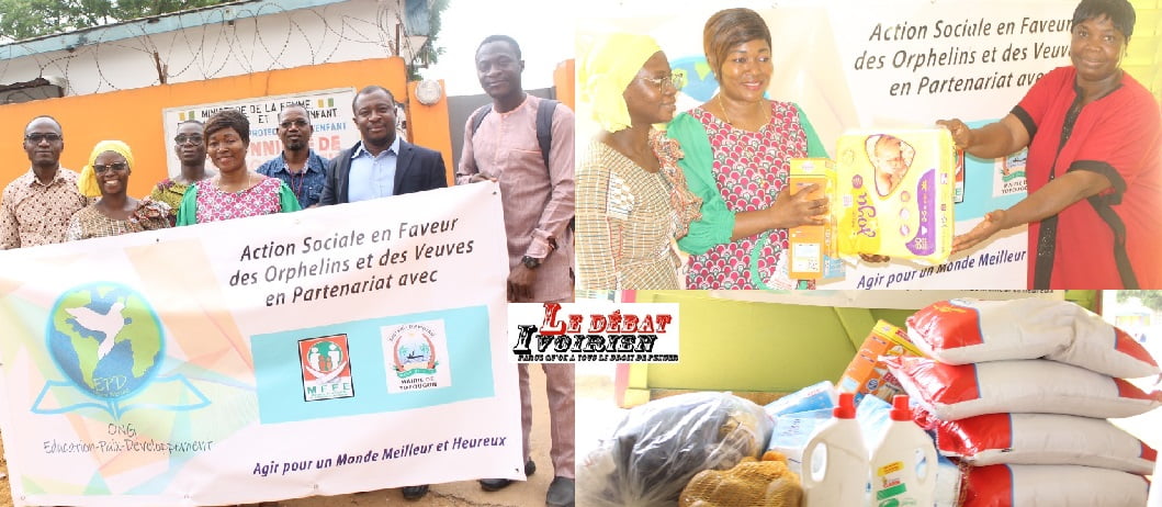 Côte d’Ivoire-humanitaire: la Pouponnière de Yopougon reçoit un important don de l’ONG Education-Paix et Développement-Vision Monde Ledebativoirien.net