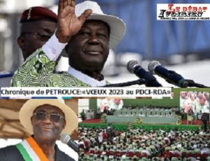 Abidjan-Nouvel An : « Vœux 2023 au Président, SEC, militants et cadres PDCI-RDA », chronique de Petrouce, bédié et Guikahué LEDEBATIVOIRIEN.NEET