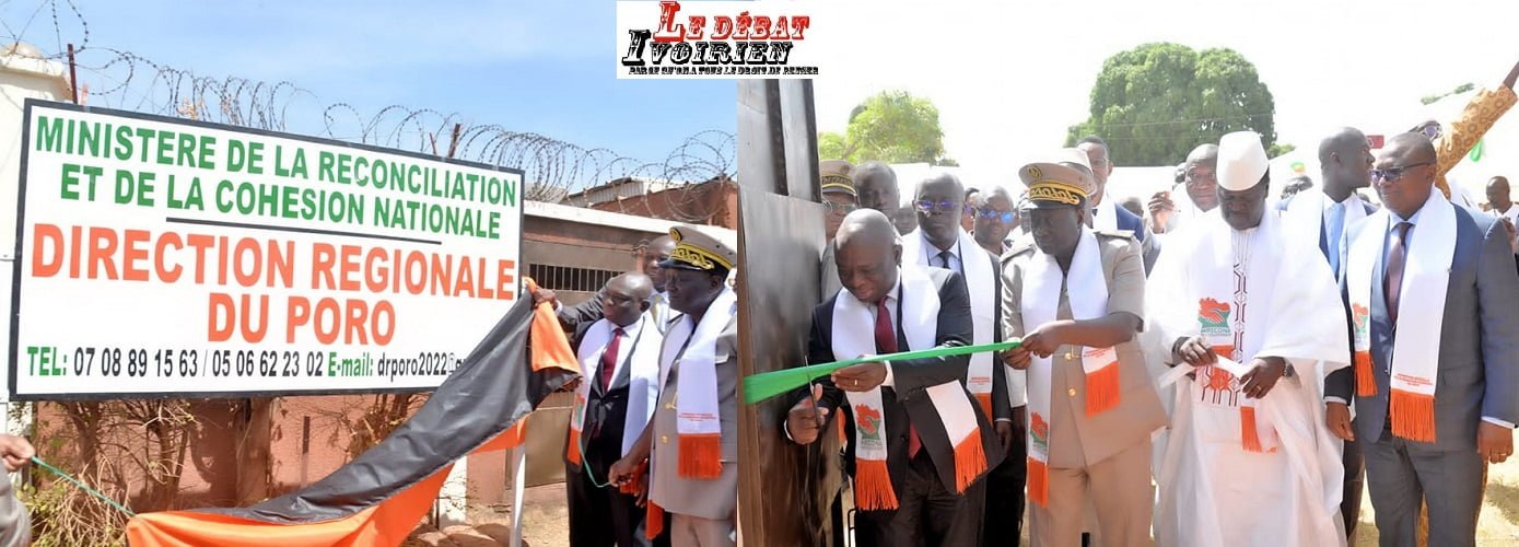 Côte d’Ivoire: le ministre KKB ouvre la première direction régionale de la Réconciliation à Korhogo, les raisons du choix LEDEBATIVOIRIEN.NET