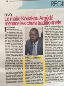 Côte d’Ivoire-régionales 2023: tout est bien fait dans le Loh-Djiboua? dessous d'une volte-face avec des chefs traditionnels  ledebativoirien.net