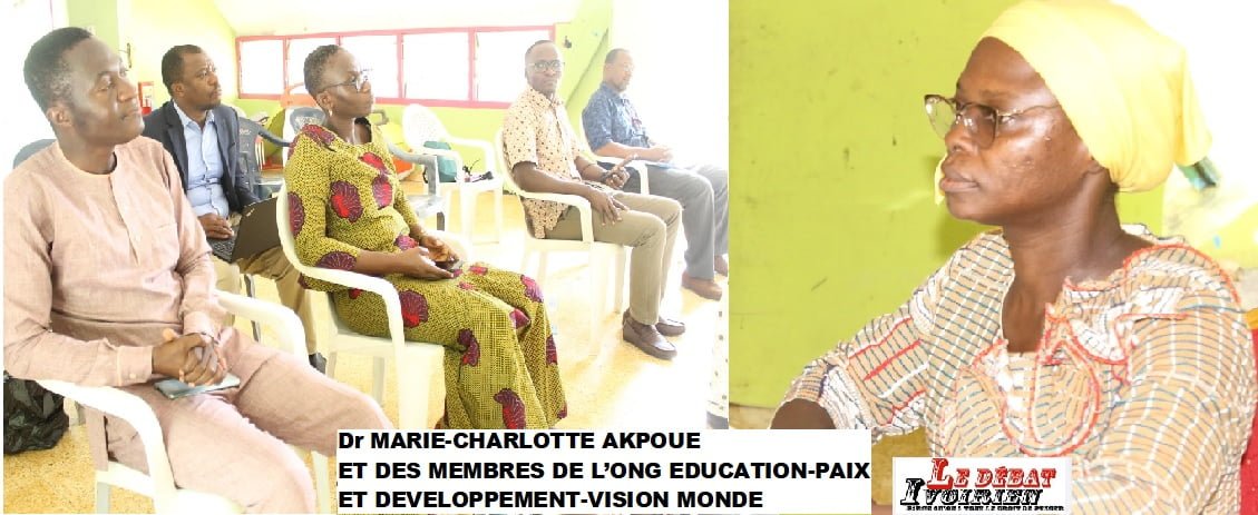DR MARIE-CHARLOTTE AKPOUE ET L’ONG EDUCATION-PAIX ET DEVELOPPEMENT-VISION MONDE veut partager» ledebativoirien.net