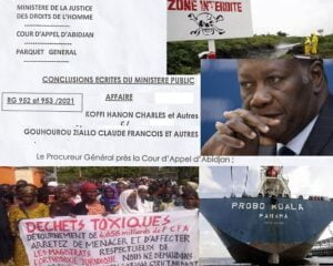 Affaire déchets toxiques à Abidjan : le président Ouattara a reçu les réquisitions écrites du Ministère Public près la Cour d’Appel LEDEBATIVOIRIEN.NET