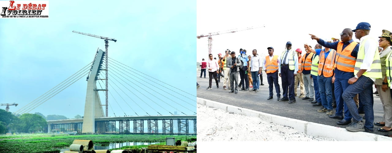 Ouverture du 5è pont d’Abidjan: le ministre Amédé Kouakou marche à grands pas et sonne le compte à rebours LEDEBATIVOIRIEN.NET