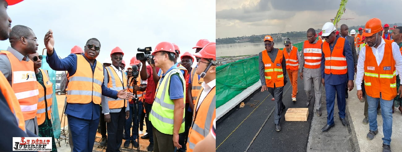 Abidjan-retard dans la livraison du 4è pont : Amedé Kouakou, «c'est inacceptable!», il donne un carton jaune à la société chinoise d'exécution des travauxLEDEBATIVOIRIEN.NET