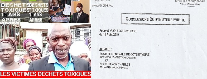 Abidjan-affaire déchets  toxiques : le  président Ouattara saisi des réquisitions et excès des juges du siège dans le dossier contre la Sgci