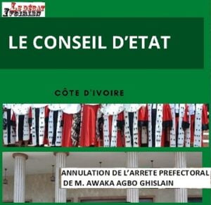 Côte d’Ivoire-justice : Adjamé-Bingerville alerte le gouvernement sur la violation volontaire d’une décision du Conseil d’Etat par Awaka Agbo Ledebativoirien.net