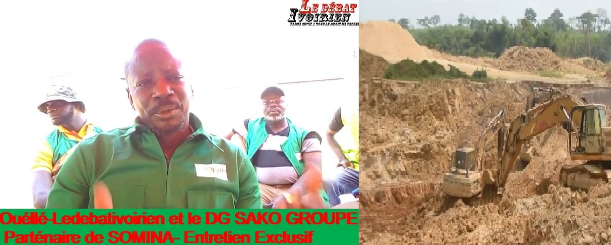 Côte d’Ivoire-exploitation  minière à Ouéllé-le DG de SAKO Groupe : « C’est une bonne collaboration que je souhaite entre nos deux sociétés et la communauté» LEDEBATIVOIRIEN.NET