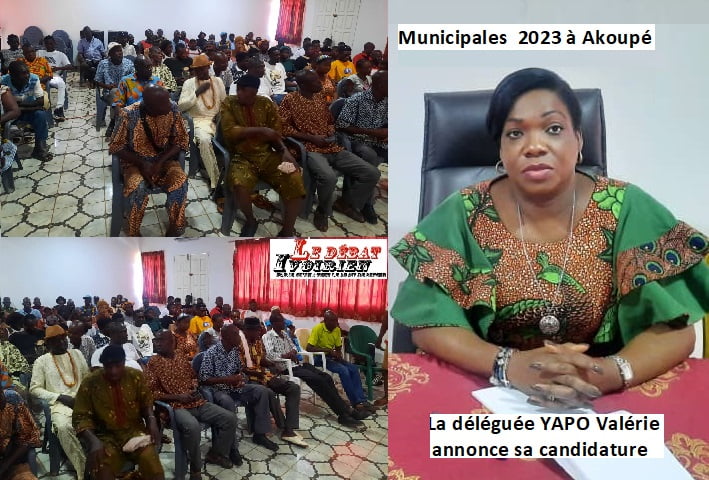 Côte d’Ivoire-municipales 2023 à Akoupé-Yapo Valérie sans détours: «Allez le leur: Je suis candidate»-liesse totale  à l’annonce de sa candidature dans la délégation communale PDCI RDA ledebativoirien.net
