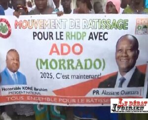 RHDP-Municipalités à  Yamoussoukro: Koné Ibrahim engage le MORRADO pour la victoire du candidat Souleymane Diarrassouba-ledebativoirien.net