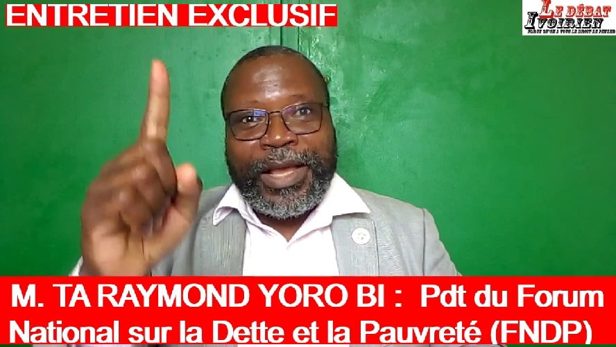 Côte d'Ivoire-crise de passation des charges au Forum National sur la Dette et la Pauvreté: l'appel du président élu Yoro Bi Ta Raymond ledebativoirien.net
