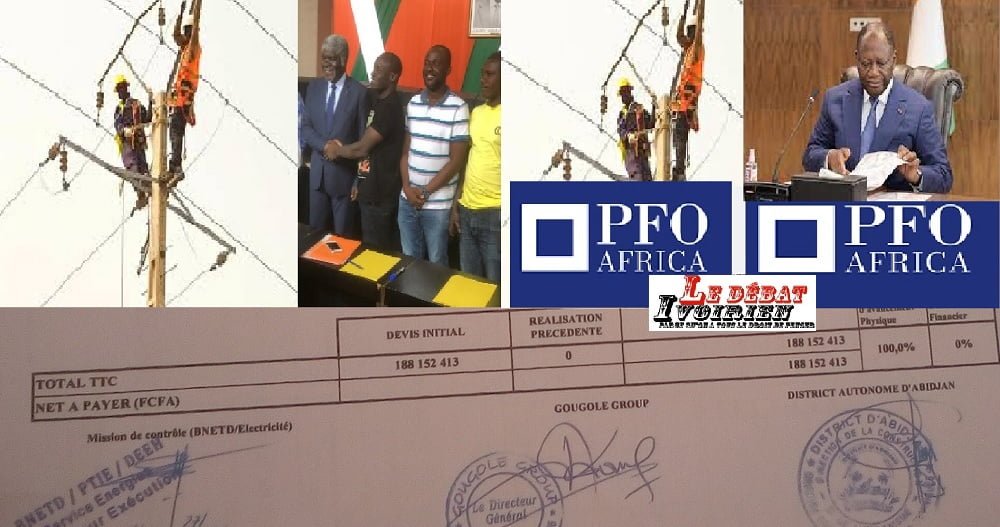Côte d’Ivoire: PFO et le Gouverneur du District n'ont pas encore payé les 9 milliards FCFA d'électrification d'Abidjan ledebativoirien.net