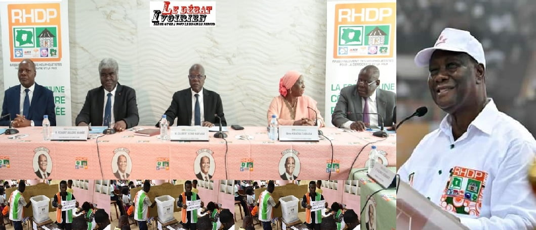 Abidjan-RHDP et les listes des candidats: le présidium maintient le suspense ledebativoirnen.net