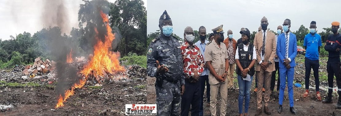 Côte d’Ivoire-Man : Plus de 3 tonnes de produits prohibés y compris l'héroïne, cananabis et cocaïne incinérés ledebativoirien.net