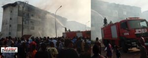 Abidjan: Port-bouët a lutté contre  le feu  à  la cité policière-un téléphone a explosé?  ledebativoirien.net