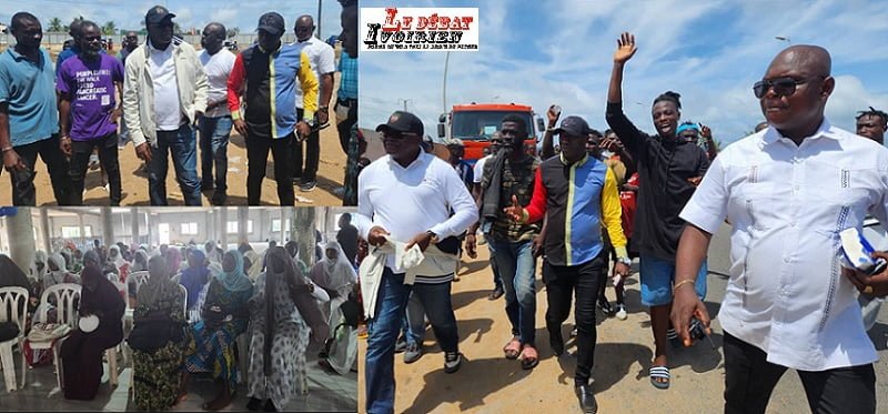 Abidjan-Port-Bouët: El Hadj Ibrahim Konaté séduit les commerçants et les religieux Ledebativoirien.net