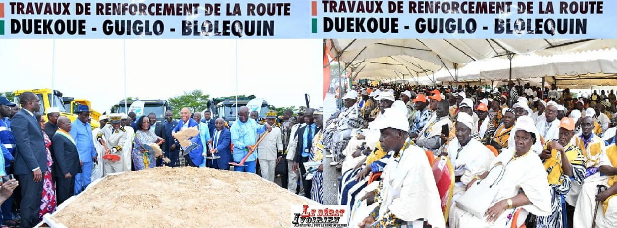 Côte d'Ivoire-Amedé Kouakou parle de la route de Duekoué-Guiglo-Blolequin Ledebativoirien.net