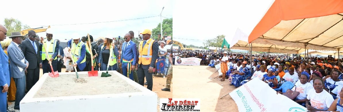 Côte d'Ivoire-Infrastructures routières- fin du calvaire sur l’axe Daloa-Issia, long de 57 km : Patrick Achi a lancé officiellement les travaux de renforcement du tronçon ledebativoirien.net