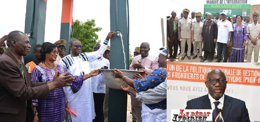 Côte d’Ivoire-intégration sociale: des infrastructures socioéconomiques transfrontalières inaugurées à Laleraba par la Commission Nationale des Frontières ledebativoirien.net
