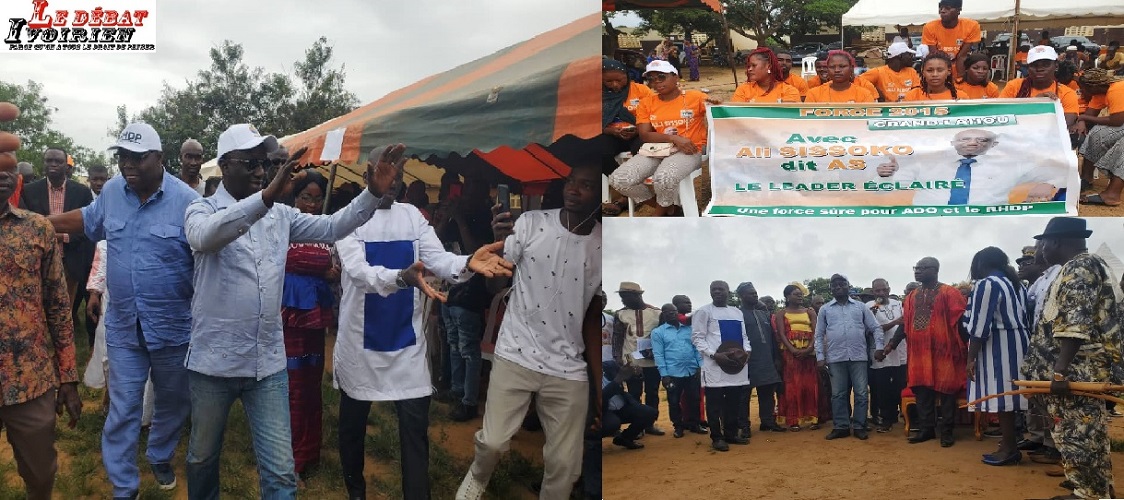 Municipale 2023-Grand-Lahou : mobilisation de la population acquise au défunt Maire Dja Jean pour le candidat Ali Cissoko avec une forte communauté LOBI LEDEBATIVOIRIEN.NET