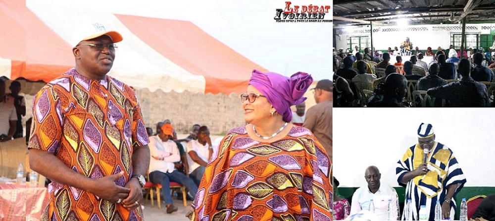 Rhdp Port-Bouët-El Hadj Ibrahim Konaté aux populations derrière Wharf : « Nous serons votre interlocuteur…vous avez trop souffert et nous mettrons fin à cette situation malencontreuse » LEDEBATIVOIRIEN.NET