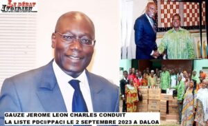 Côte d’Ivoire-municipales Daloa: Charles Gauze l’homme qui a l’exaltante mission de ramener la victoire PDCI/PPACI pour l’honneur de Bédié ledebativoirien.net