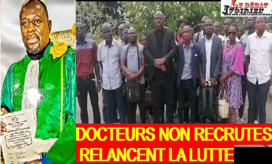Côte d’Ivoire-un recensement décisif des docteurs non-recrutés : « Le Collectif veut aider le ministère à la résolution rapide de cette crise » Dr Bérenger Goly ledebativoirien.net