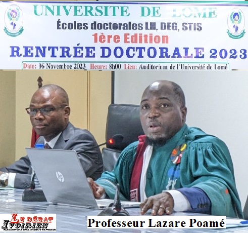 Pr Lazare Poamé parle de « Bioéthique et Politique de développement en Afrique » Ledebativoirien.net