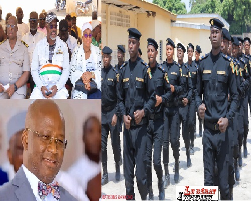 Mankono-sous le Maire Vagbama Tambla : sortie officielle de la 1ère Promotion "Moussa Dosso" de la Police Municipale Ledebativoirieb.net