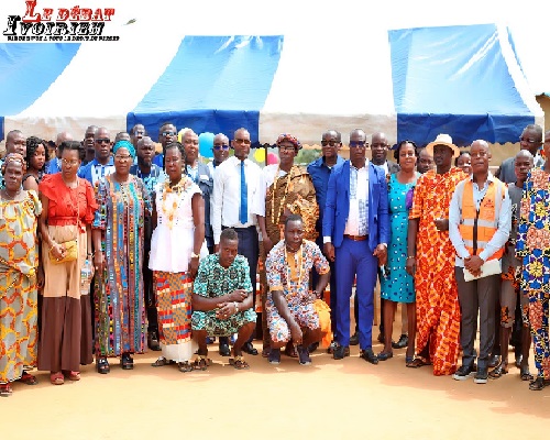 Akékoi village  Sous-préfecture de Brofodoumé : 40  machinistes de l’ONEP logés avec le programme social de logement du Président Ouattara