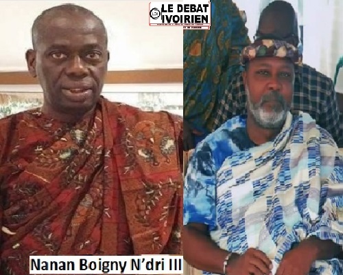 Le ministre gouverneur Augustin Thiam ou Nanan Boigny N'Dri III, Chef du canton des Akoué, a fait une déclaration LEDEBATIVOIRIEN.NET