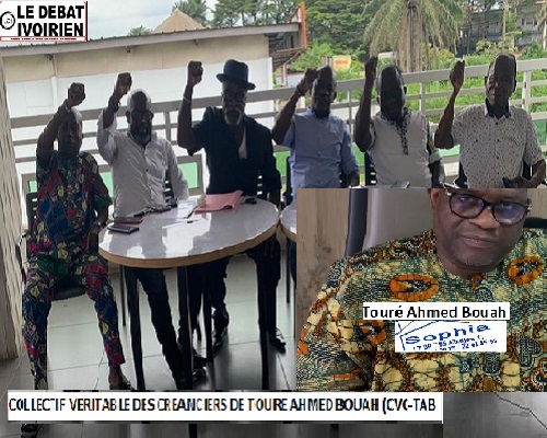 Surréaliste à Sophia SA : le Collectif Véritable des Créanciers de Touré Ahmed BOUAH (CVC-TAB) voit le jour-voici le 1er porte-parole ledebativoirien.net