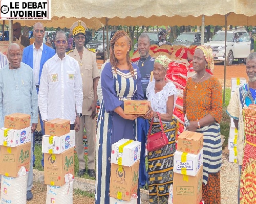 Pluies diluviennes dans le Tonkpi : Belmonde Dogo soulage les sinistrés LEDEBATIVOIRIEN.NET