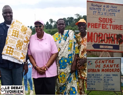 Développement et réconciliation  à Tiassalé : Alpha Sanogo intronisé chef du village Morokro et baptisé Nanan Tanoh Moro 2 LEDEBATIVOIRIEN.NET