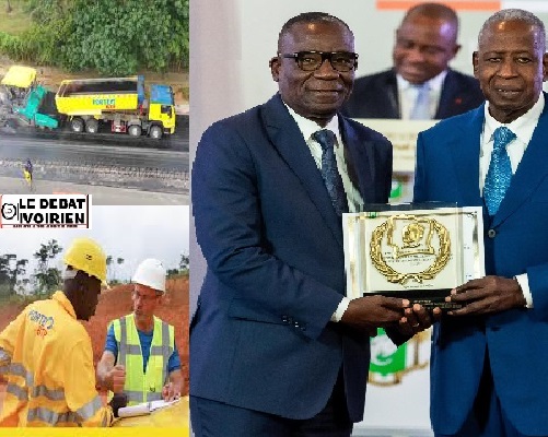 Prix d’excellence 2024 : Groupe PortéO désigné meilleure entreprise du secteur des routes-un modèle africain LEDEBATIVOIRIEN.NET