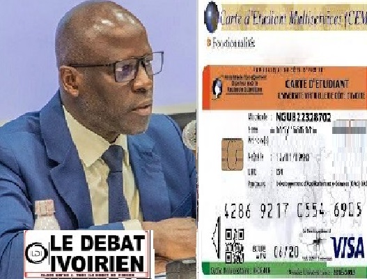 Grogne et interrogation à l'Enseignement Supérieur : "Où sont passés les milliards pour la confection des cartes d'étudiants multi-services ?"-scandale LEDEBATIVOIRIEN.NET