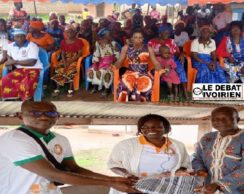 Action humanitaire :  l' ONG " Œuvres de Grâce " soulage veuves et orphelins à Trinlé-DiapleuLEDEBATIVOIRIEN.NET